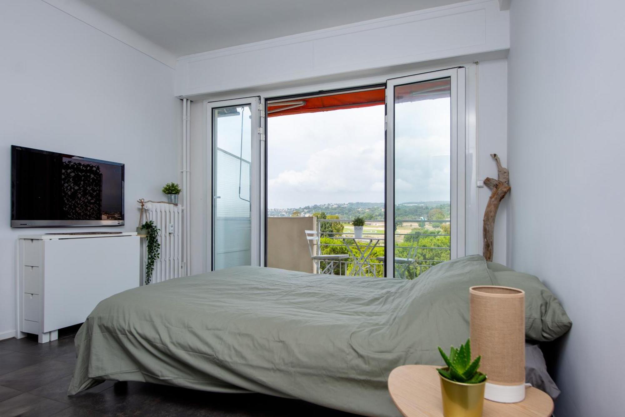 Appartement Vue Mer Cagnes-sur-Mer Eksteriør bilde